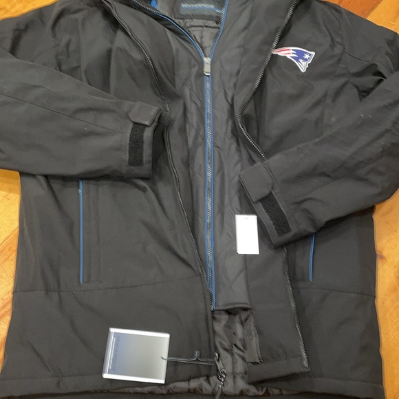 Weatherproof Flex Tech Hooded Jacket Patriots NFL Black Water Resistant  XL - Picture 14 of 16